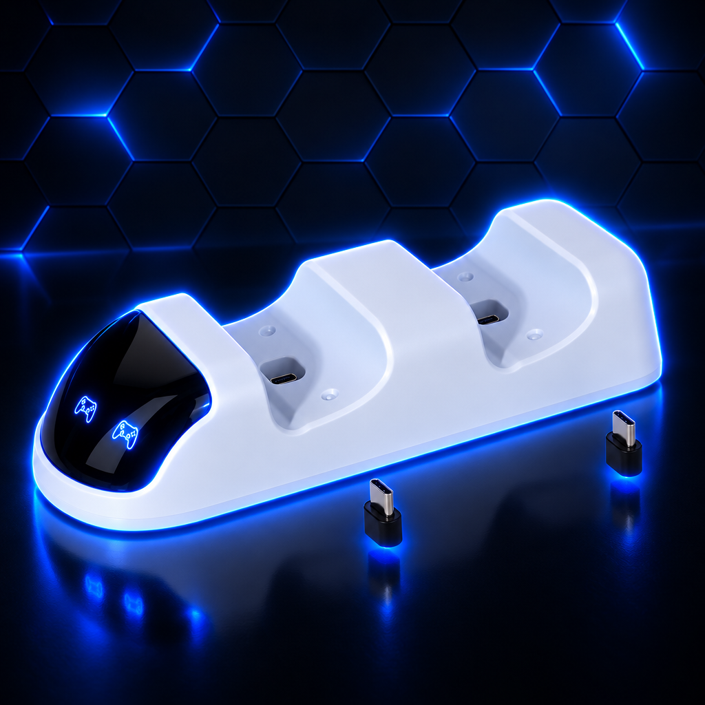 DOBE ChargePod Duo — PS5 Controller Dual Charging Dock