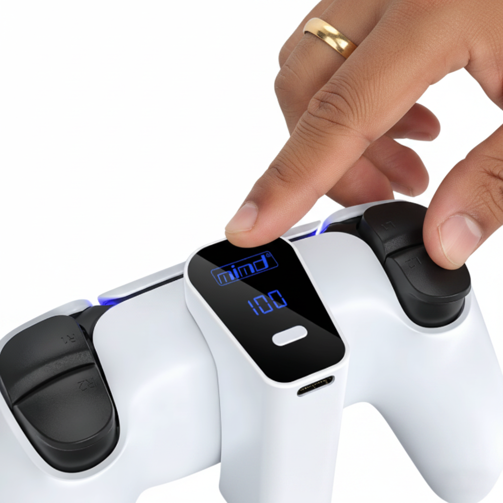 LoadoutX™ PowerGrip — Portable PS5 Controller Charger