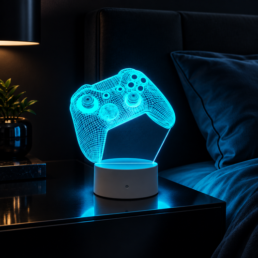 LoadoutX™ GlowPad — 3D Controller Night Light, 7 Colours