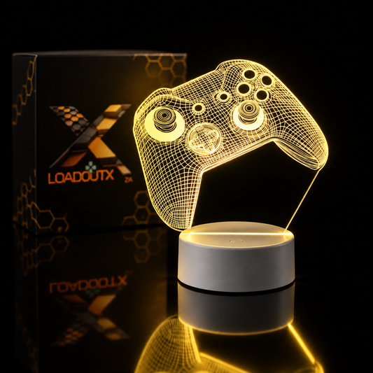 LoadoutX™ GlowPad — 3D Controller Night Light, 7 Colours