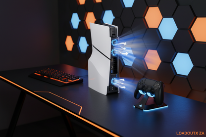 LoadoutX™ Tri-Flow — PS5 Slim Cooling Fan & LED