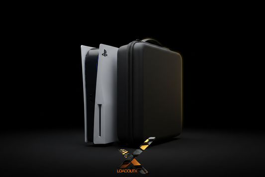 LoadoutX™ Black PS5 Slim Deluxe Carry Case | Console & Accessories Protection
