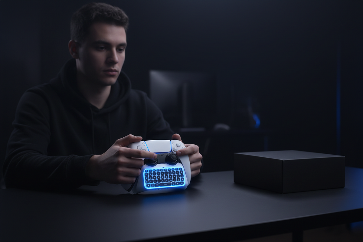 LoadoutX™ ChatDeck — PS5 Wireless Mini Keyboard & Voice Chat Pad