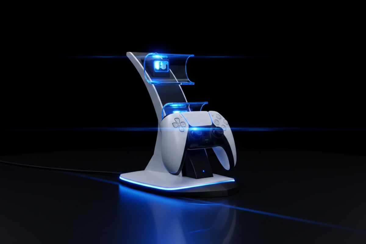 DuoCharge — PS5 Controller Dual Charging Dock & LED