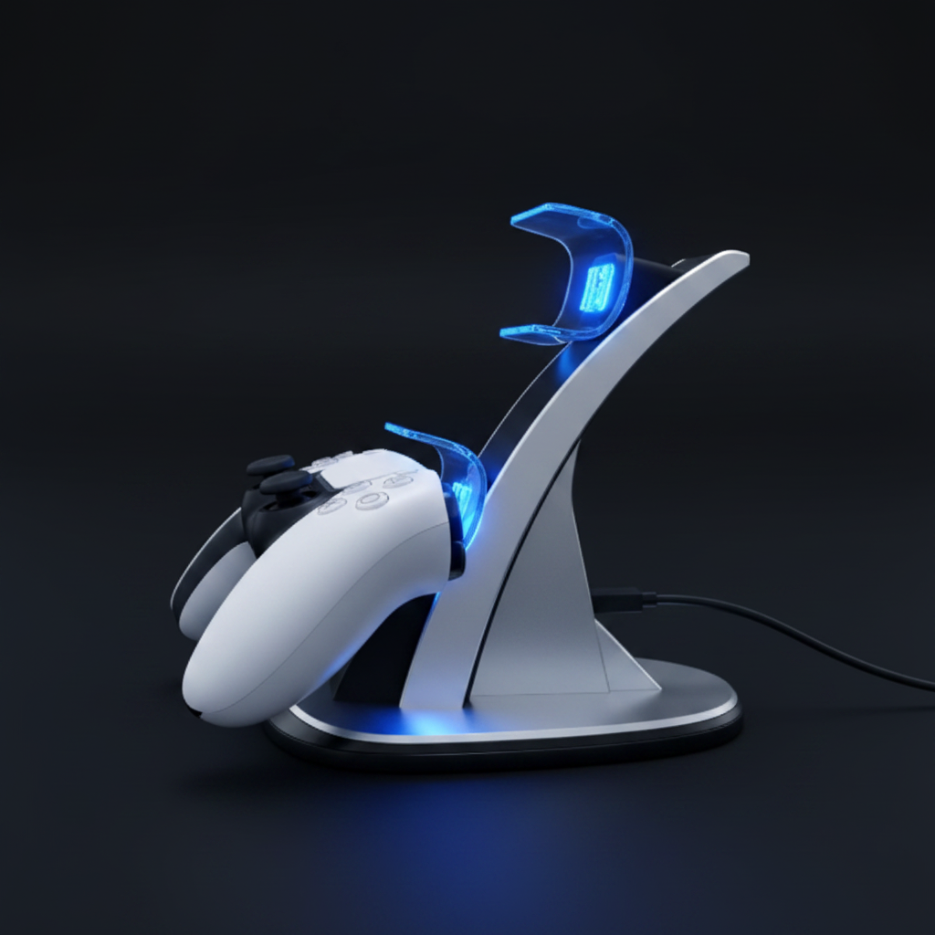 DuoCharge — PS5 Controller Dual Charging Dock & LED