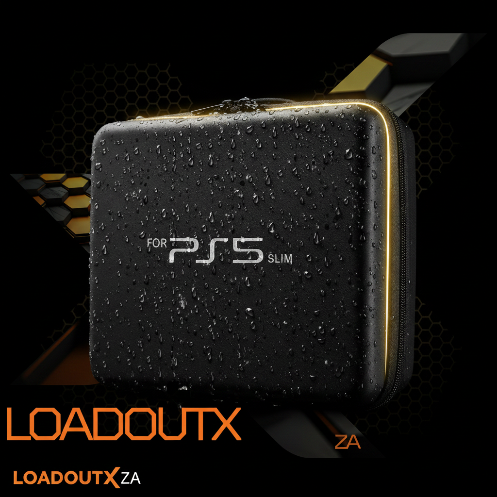 LoadoutX™ Black PS5 Slim Deluxe Carry Case | Console & Accessories Protection