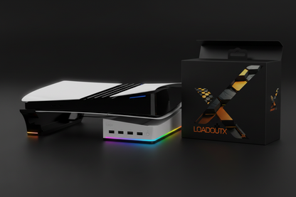 Ipega BaseStation — PS5 Slim/Pro Horizontal Stand & RGB Hub
