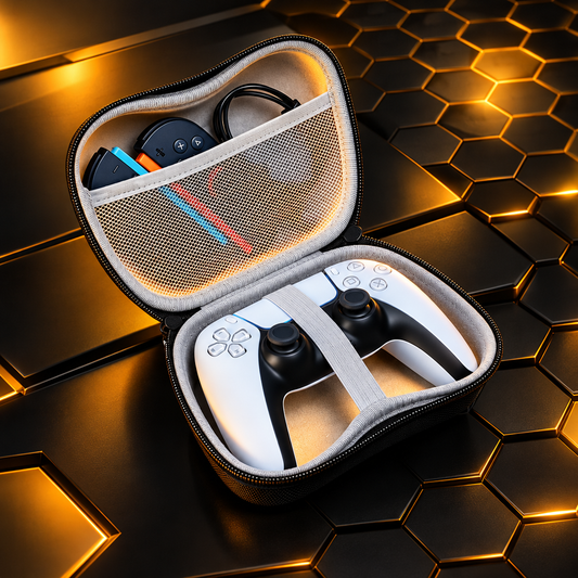 Jemdo ShockGuard — Controller Travel Case for PS5, Xbox & Switch Pro