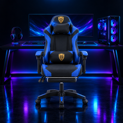 ThroneX Max — 135° Reclining Gaming Chair with Leg Rest