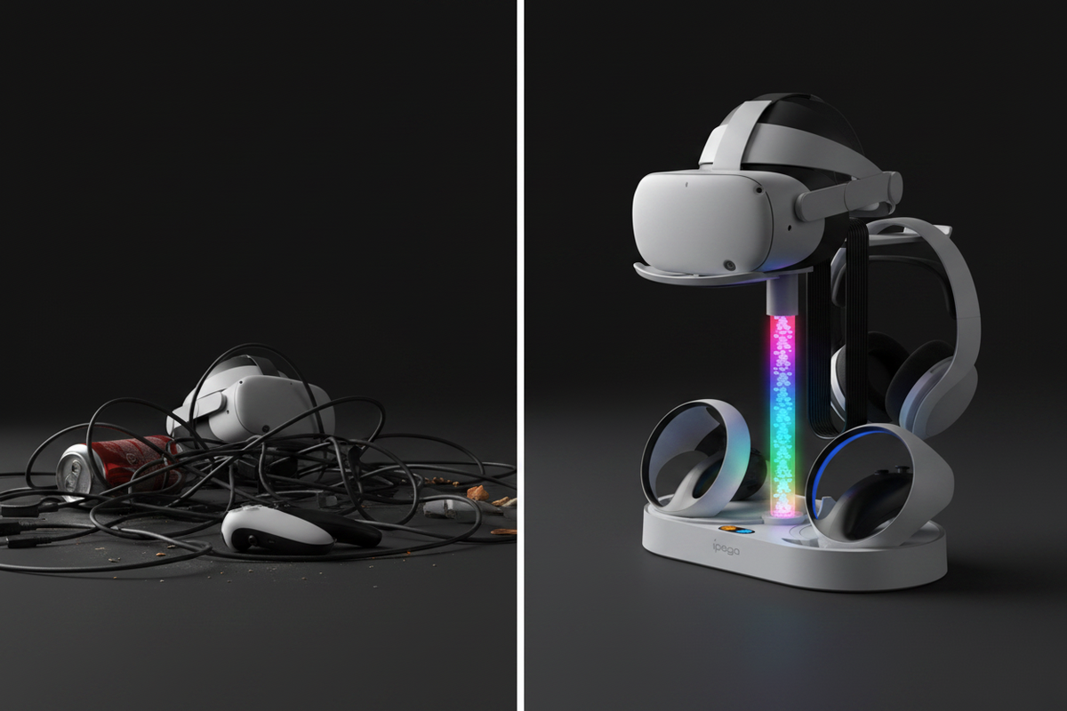 iPega VR Dock Pro — Multifunctional Charging Stand for PS VR2